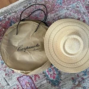 Carpineto Positano | Accessories | Wide Brim Straw Hat From  display picture 3